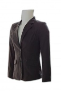 BS217_5  訂造職業女西裝 文职制服西裝 長款條紋西裝外套款式 西裝公司